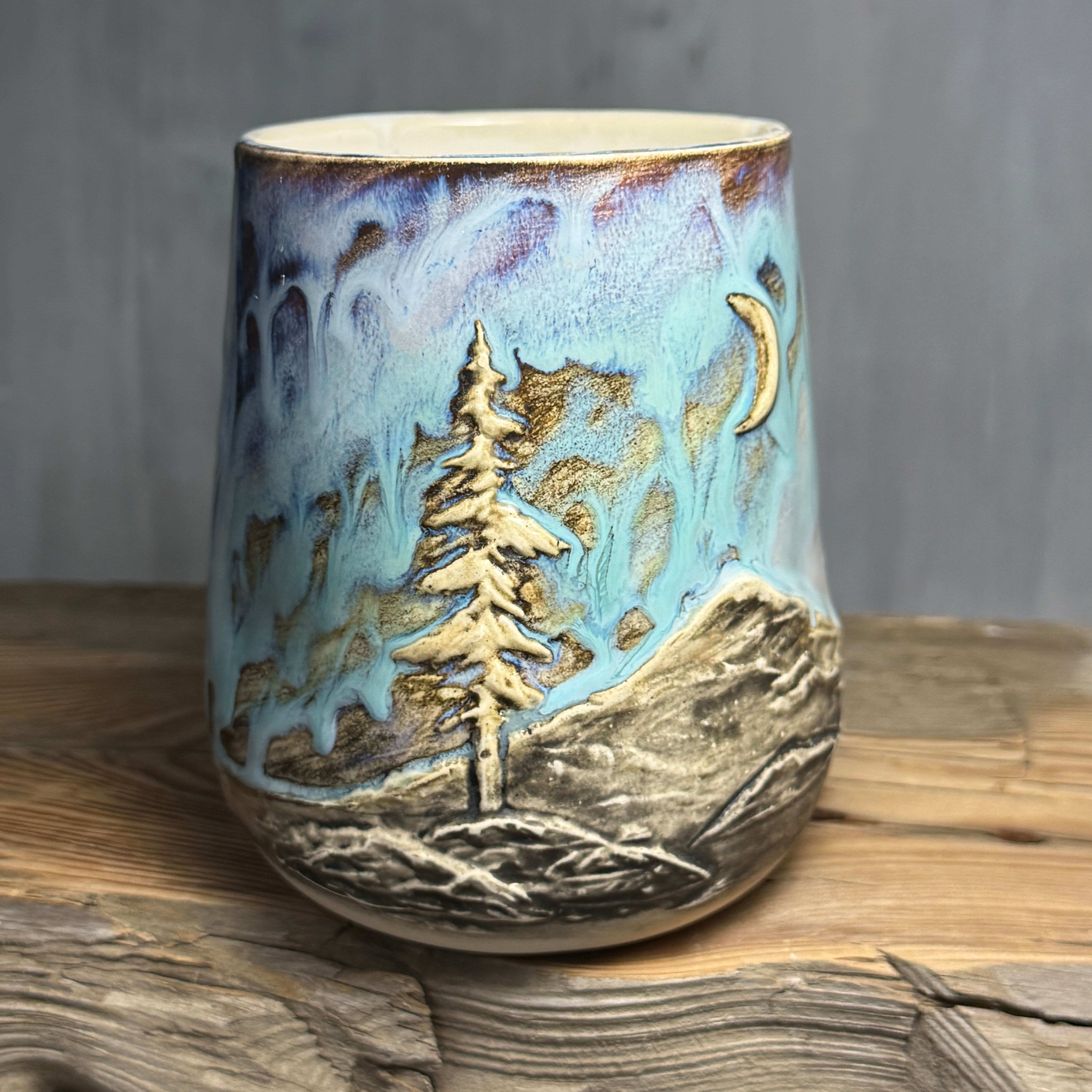 TJU - AURORA LONE PINE MOON TUMBLER SIPPER
