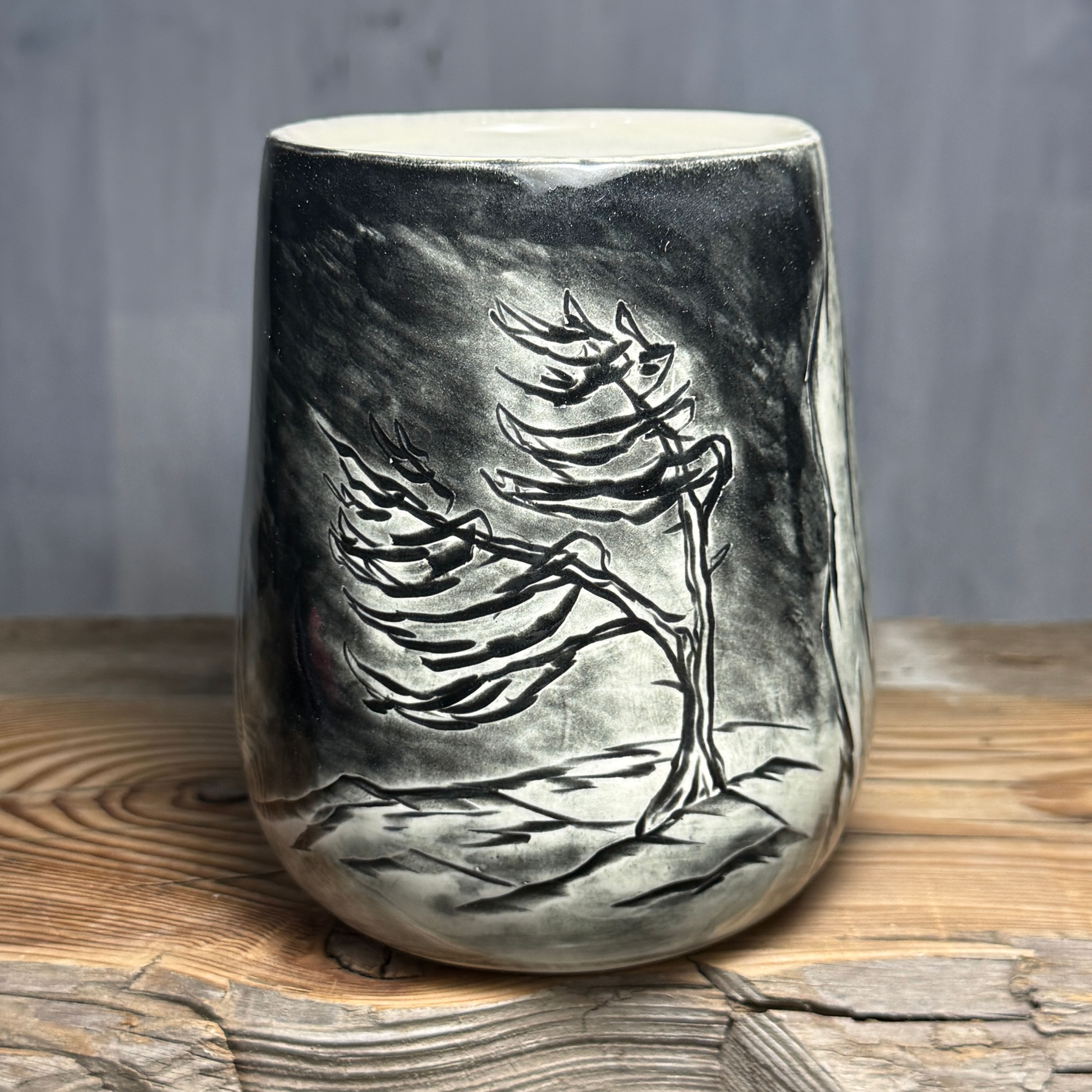 TKG - ALL HAND CARVED TUMBLER SIPPER