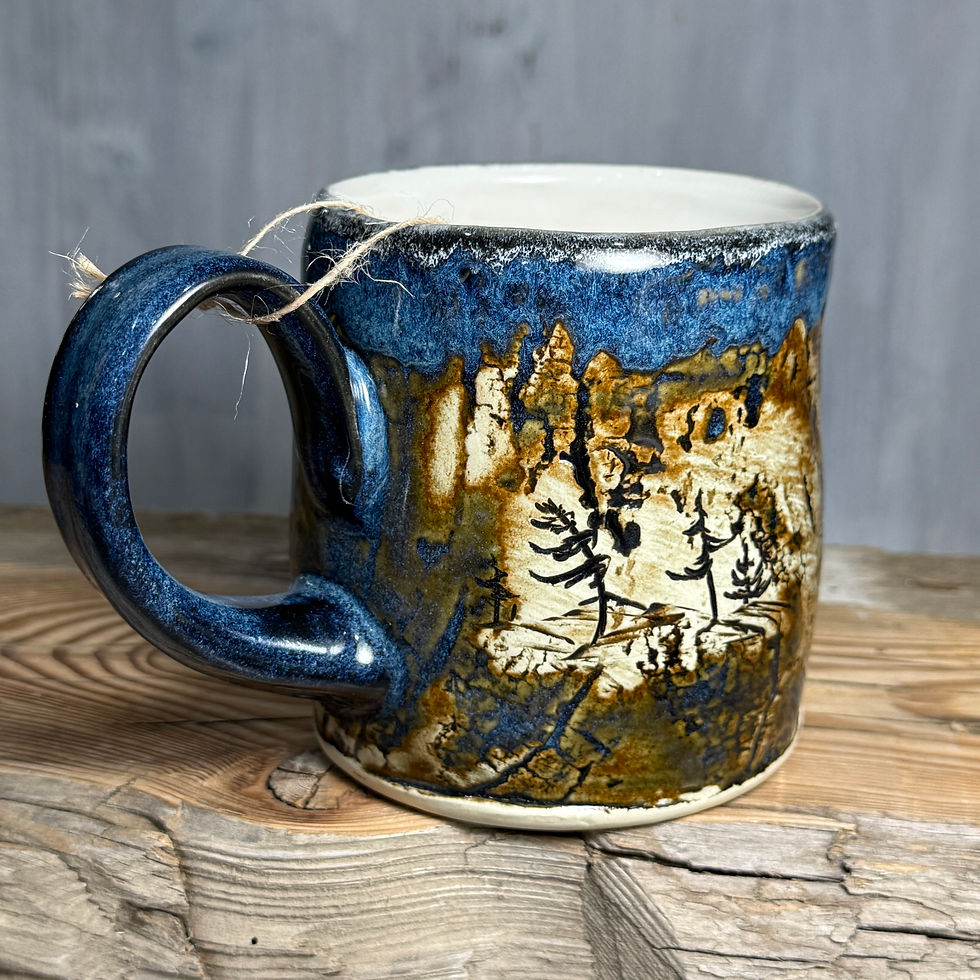 Thumbnail: MLL -FLOATING BLUE BARK MUG