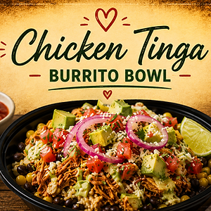 Chicken Tinga Burrito Bowl