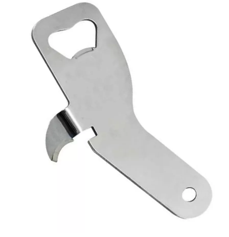 Abridor P/ Latas E Garrafas Em Aço Inox Profissional Cozinha