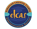 ELCAS logo depicting a shield emblem with the letters 'ELCAS' prominently displayed in the center, surrounded by stars and st