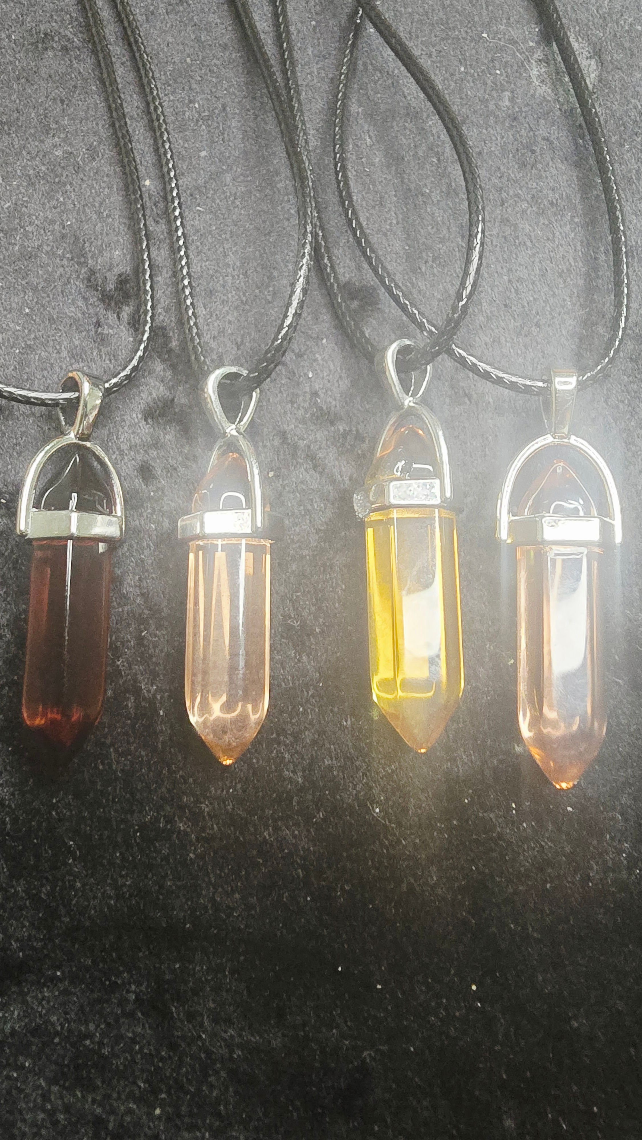 Pop Up Shop Smokey Glass Grounding Pendant