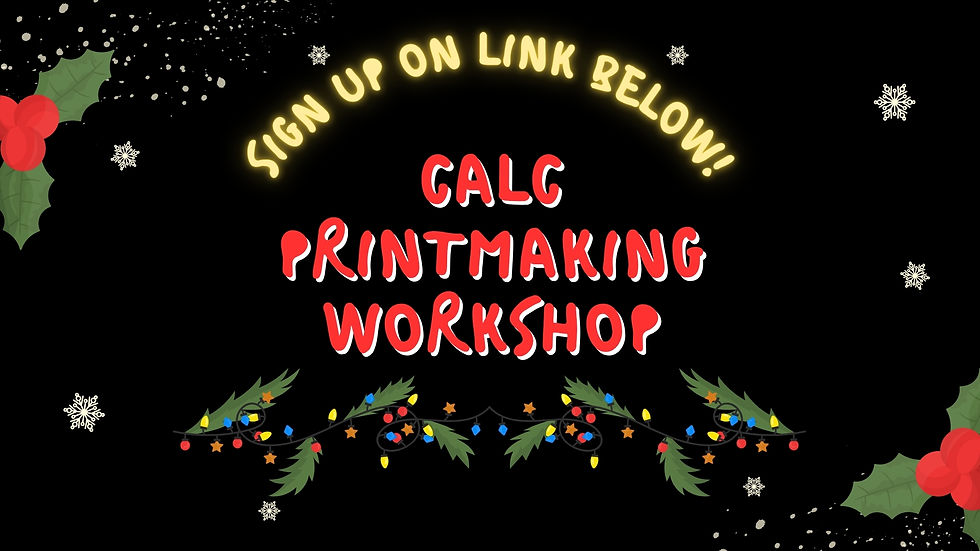 Mid Month Mixer: CALC Printmaking Workshop