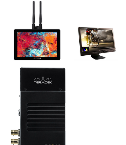Small HD Cine wireless monitor 500 TX Teradek receptor