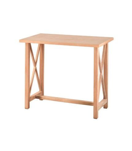 Masiflife 120 Cm Max Bar Masası - Cilasız Ham Ahşap