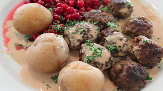 Arranged Food and Objects