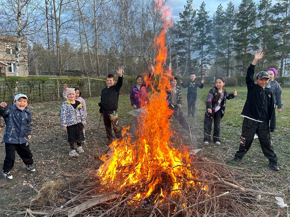 Frühlingsbeginn in Nordkasachstan