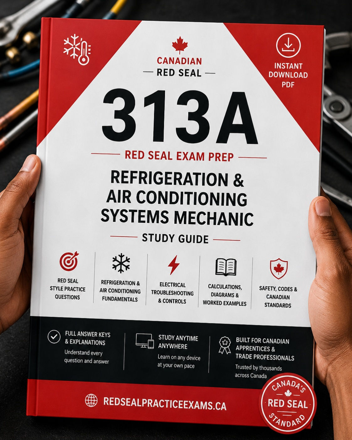Buy Red Seal 313A Refrigeration and Air Conditioning Mechanic Exam Prep Study Guide