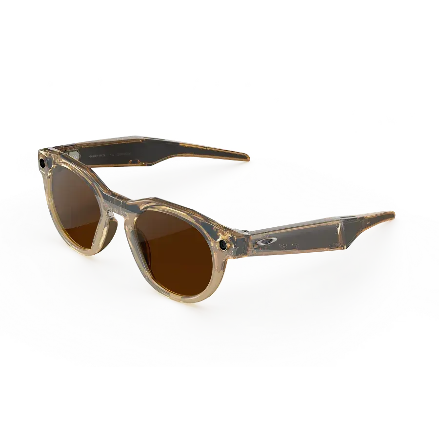 Oakley Meta HSTN - Light Curry / Transitions Brown, quarter view