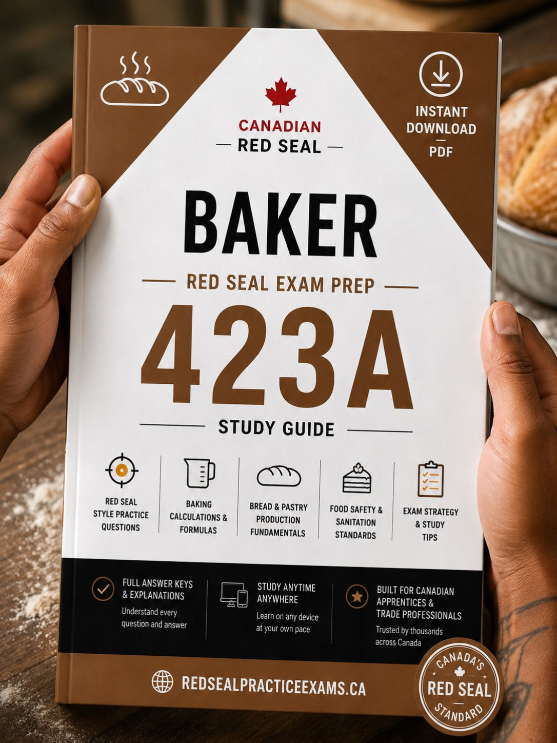 Red Seal 423A Baker Exam Prep Study Guide