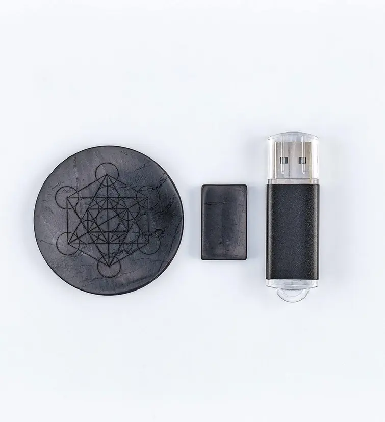Thumbnail: Shungite Metatron EMF Shield Set