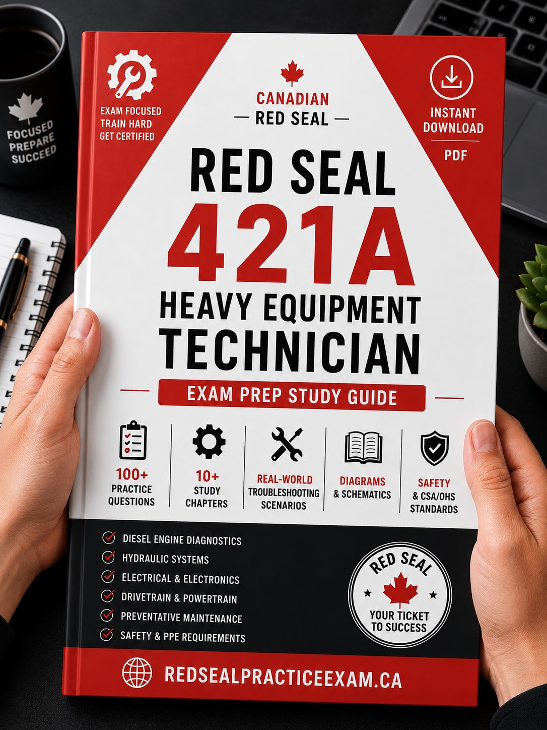 Red Seal 421A Heavy Equipment Technician Exam Prep Study Guide