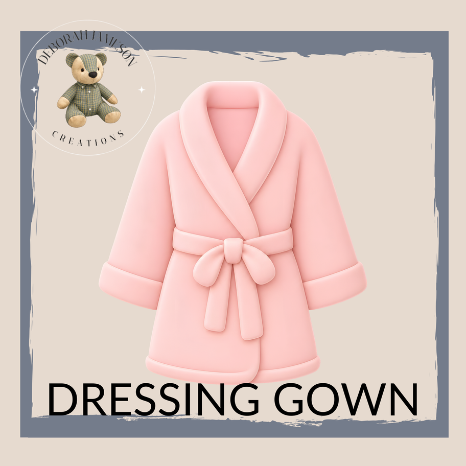 MINI DRESSIN GOWN ADD ON FOR MEMORY BEARS