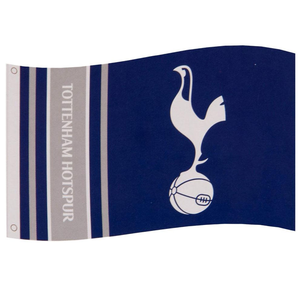 Tottenham Hotspur FC Wordmark Flag.