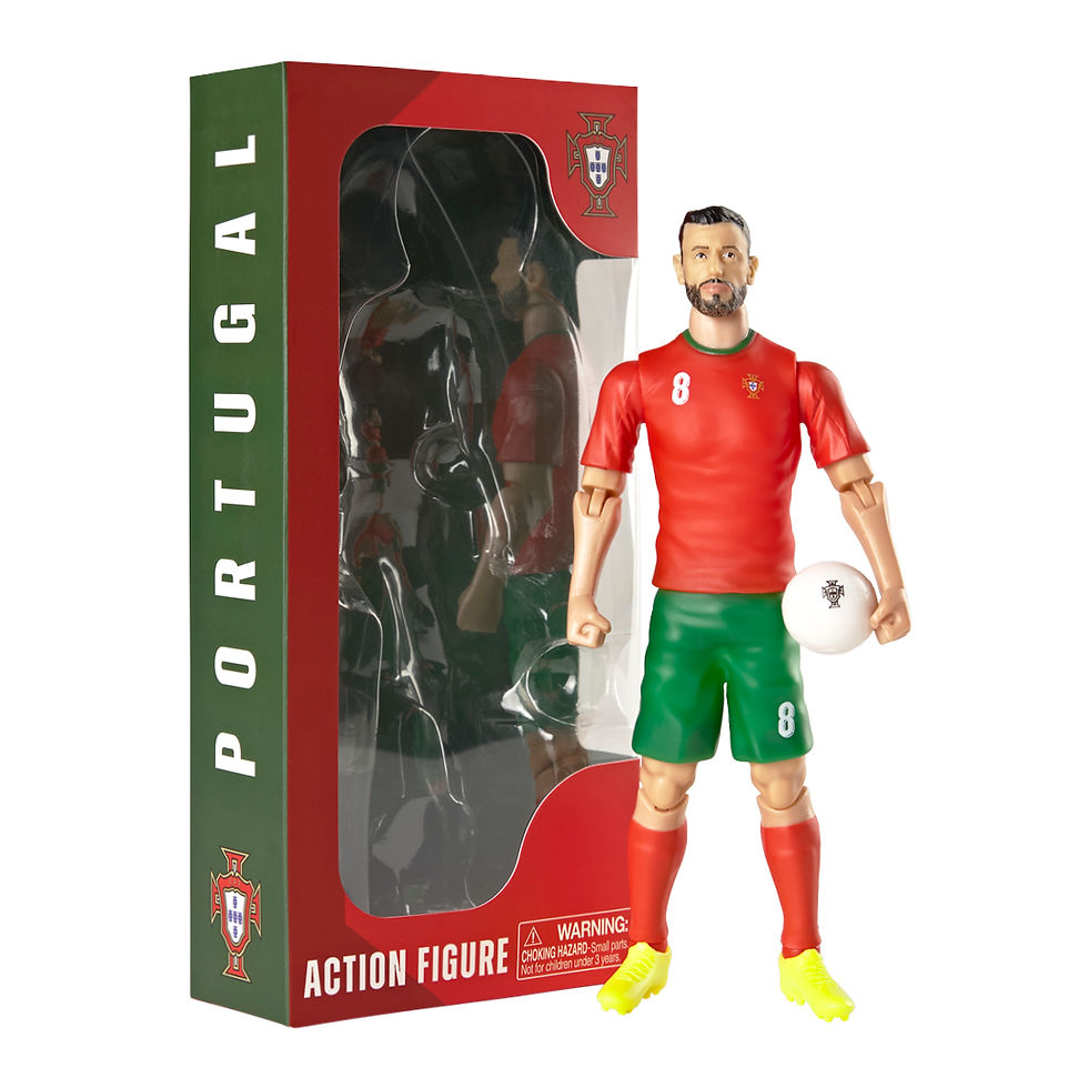 Thumbnail: Portugal Bruno Fernandes 20cm Action Figure.