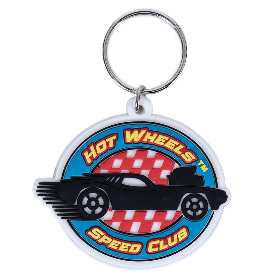 Thumbnail: Hot Wheels Speed Club PVC Keyring.