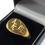 Thumbnail: Arsenal FC 18ct Gold Plated on Silver Signet Ring - U.