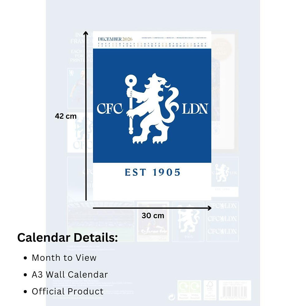 Thumbnail: Chelsea FC Deluxe Calendar 2026.