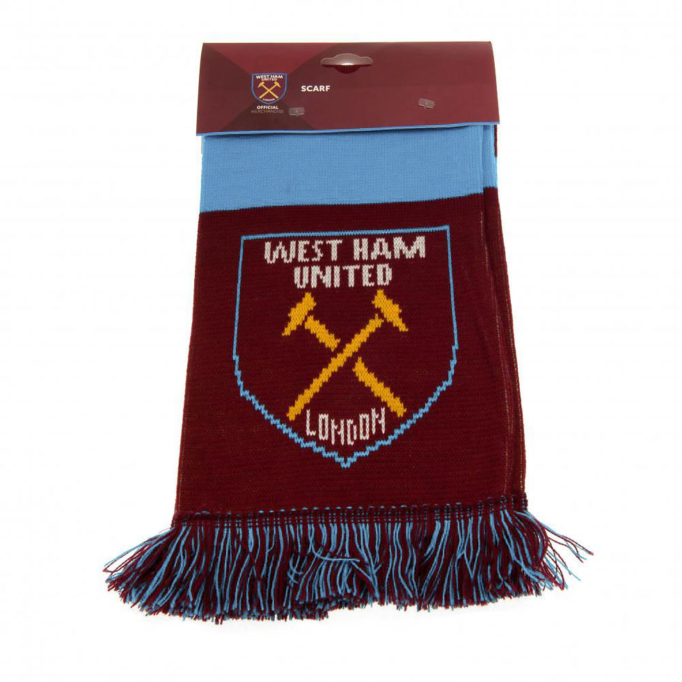 Thumbnail: West Ham United FC Narrow Bar Scarf.