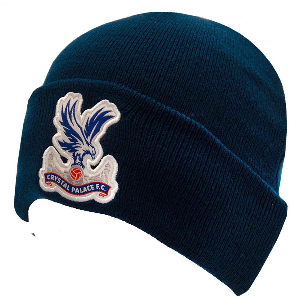 Crystal Palace FC Navy Cuff Beanie.