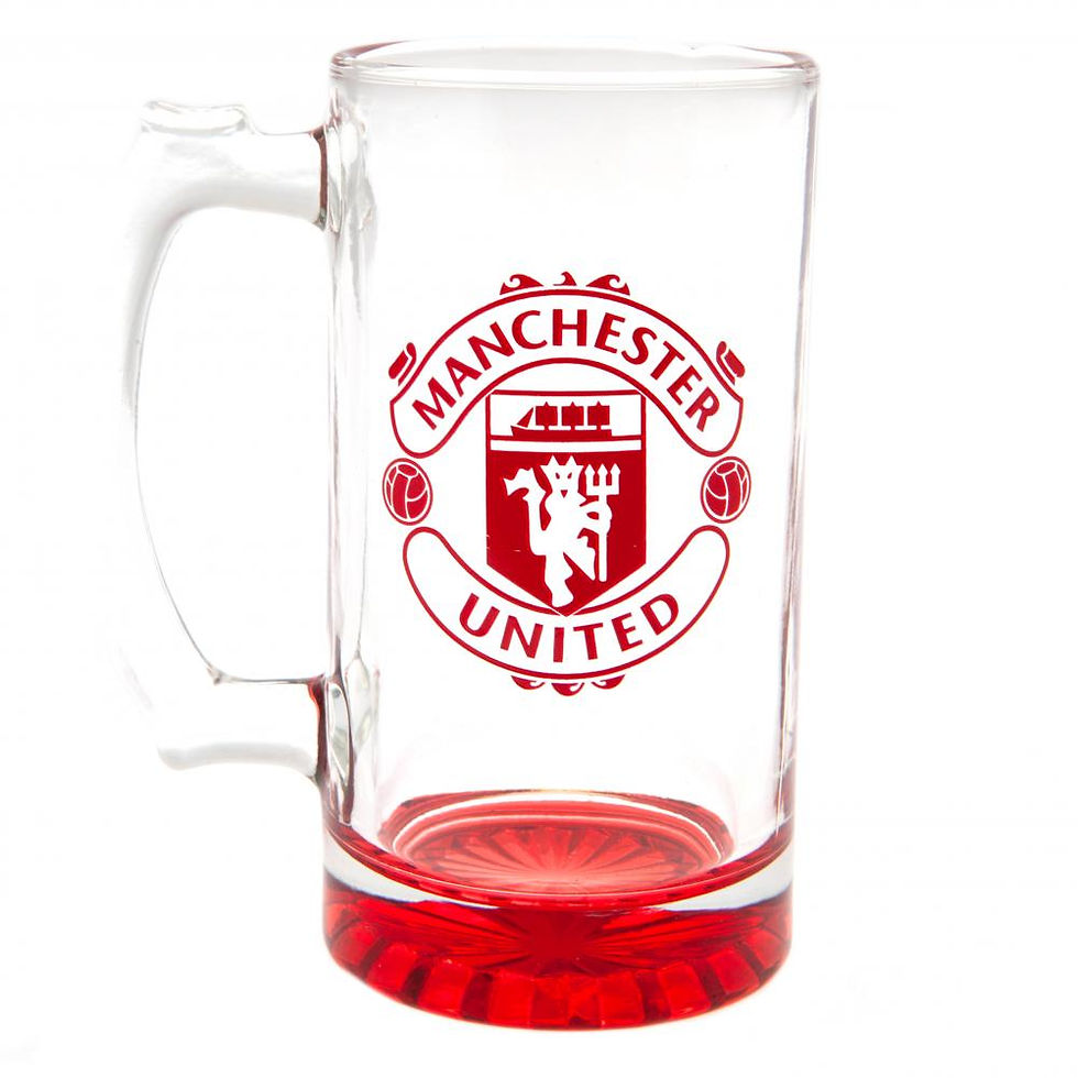 Manchester United FC Stein Glass Tankard.