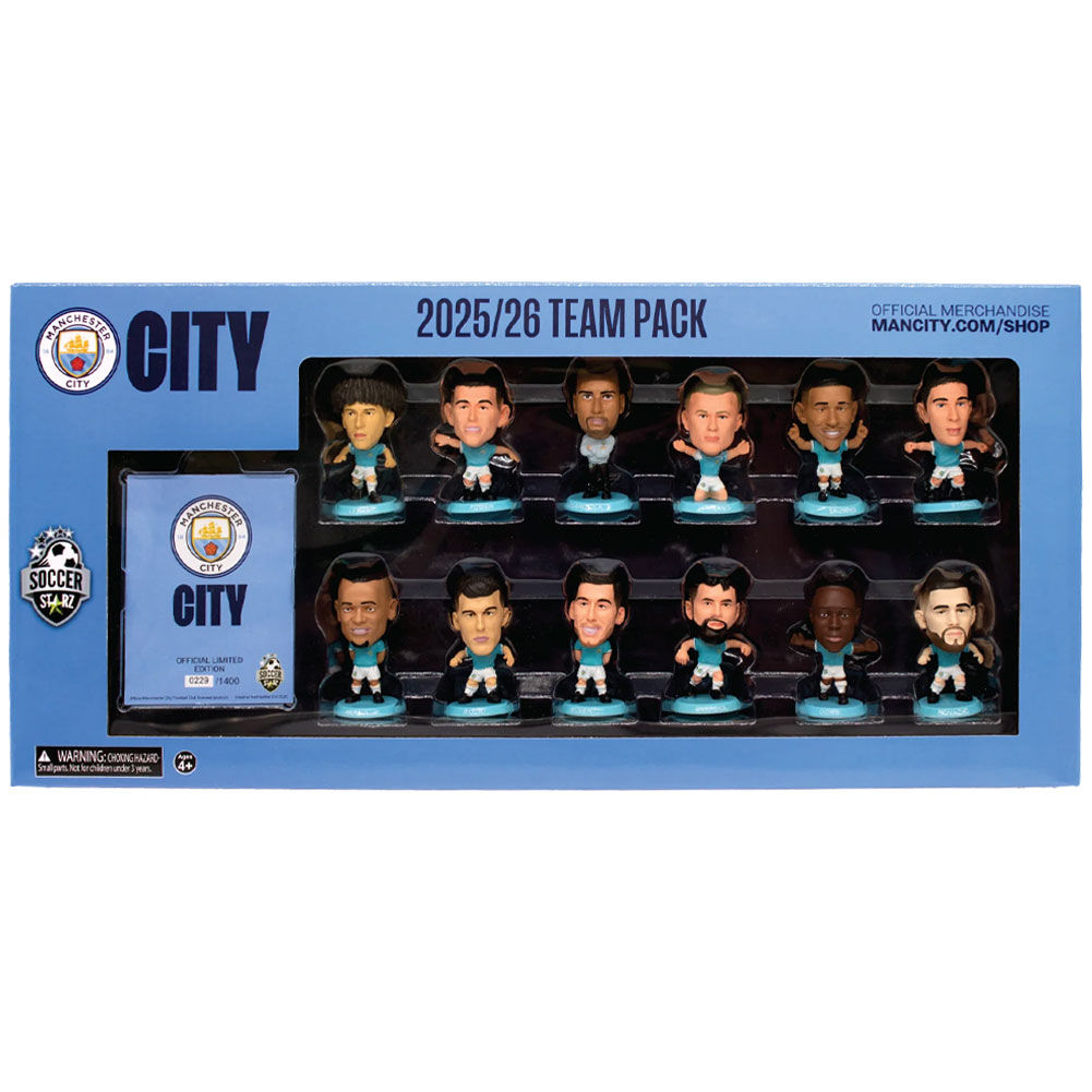 Manchester City FC SoccerStarz Season 25-26 Team Pack.