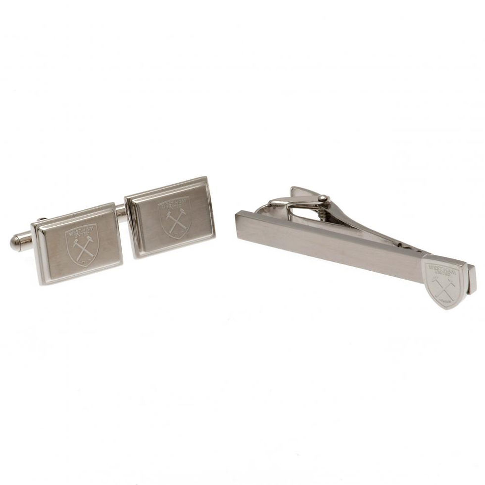 Thumbnail: West Ham United FC Tie Slide & Cufflink Set.