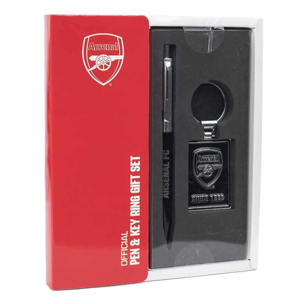 Arsenal FC Pen & Keyring Set.