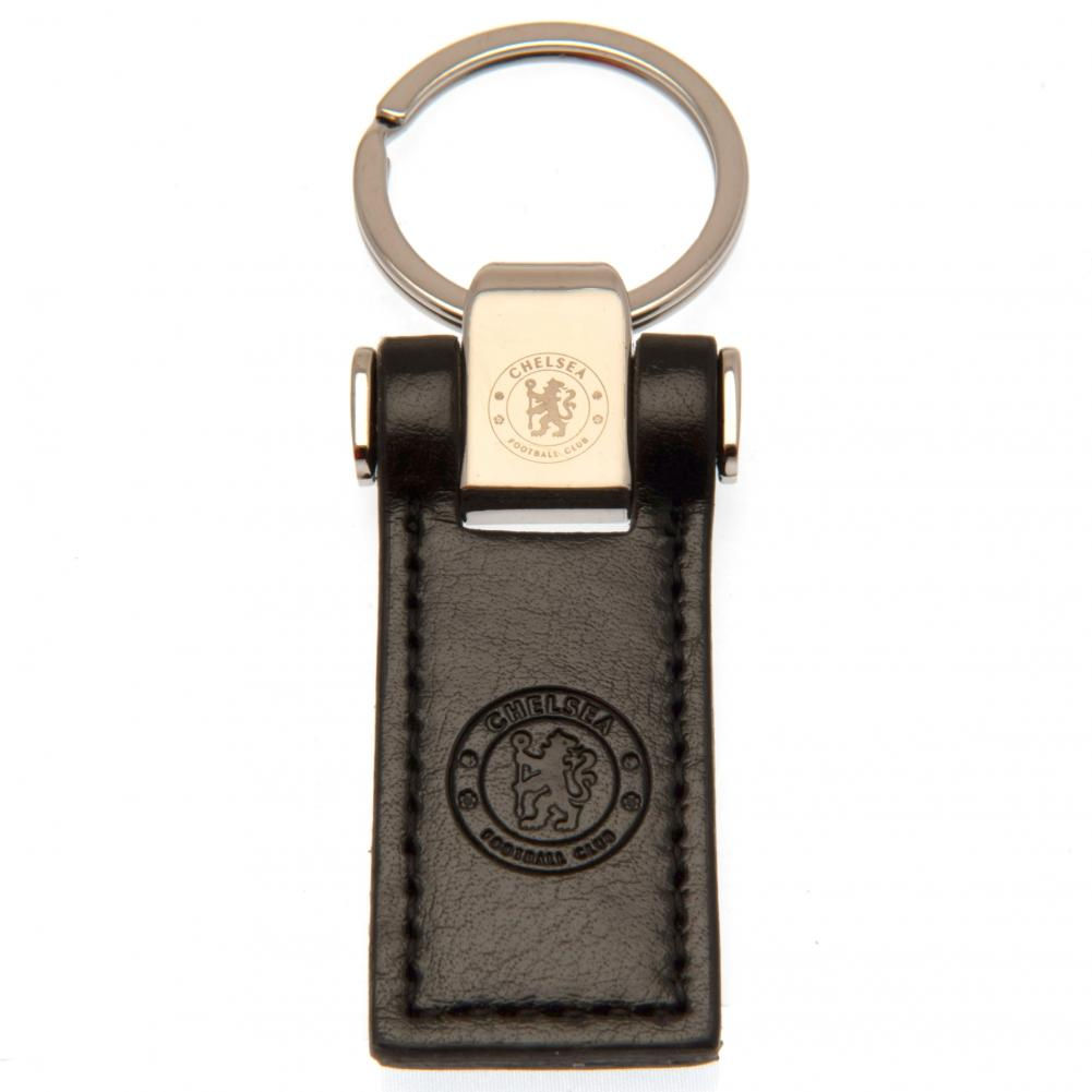Chelsea FC Leather Key Fob.