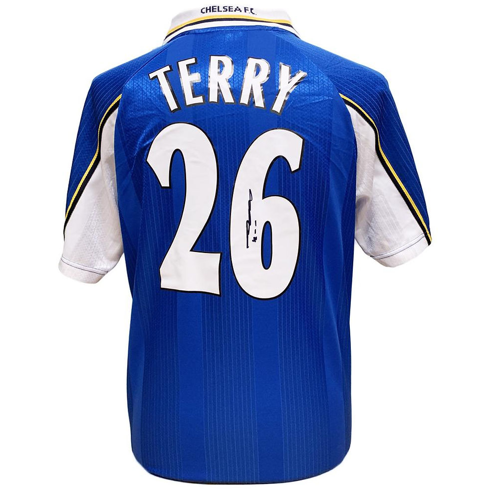Chelsea FC Terry Signed Shirt.