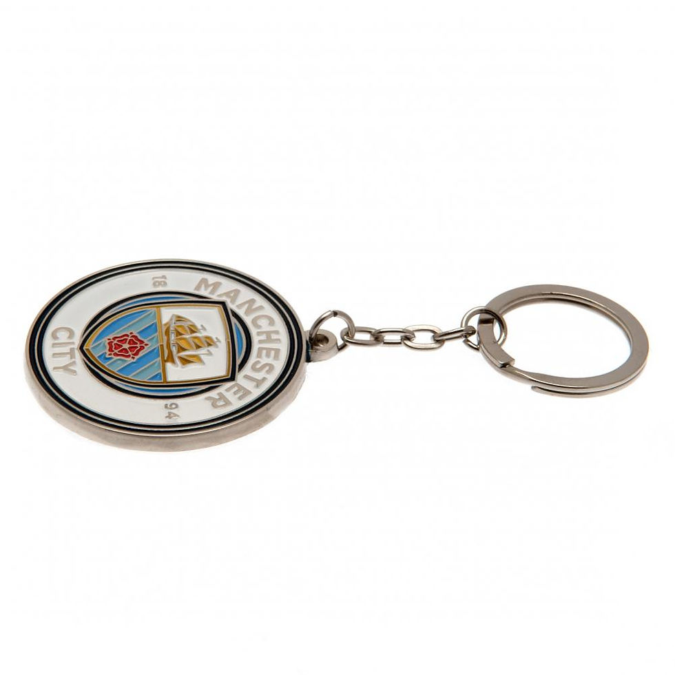 Thumbnail: Manchester City FC Crest Keyring.