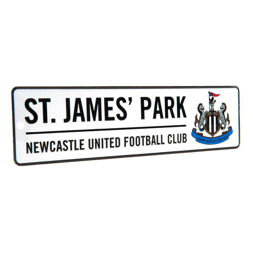 Thumbnail: Newcastle United FC Window Sign.