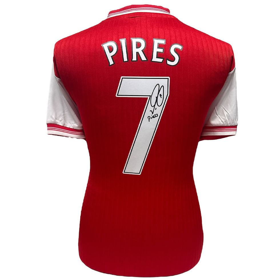 Arsenal FC Pires Signed Shirt.
