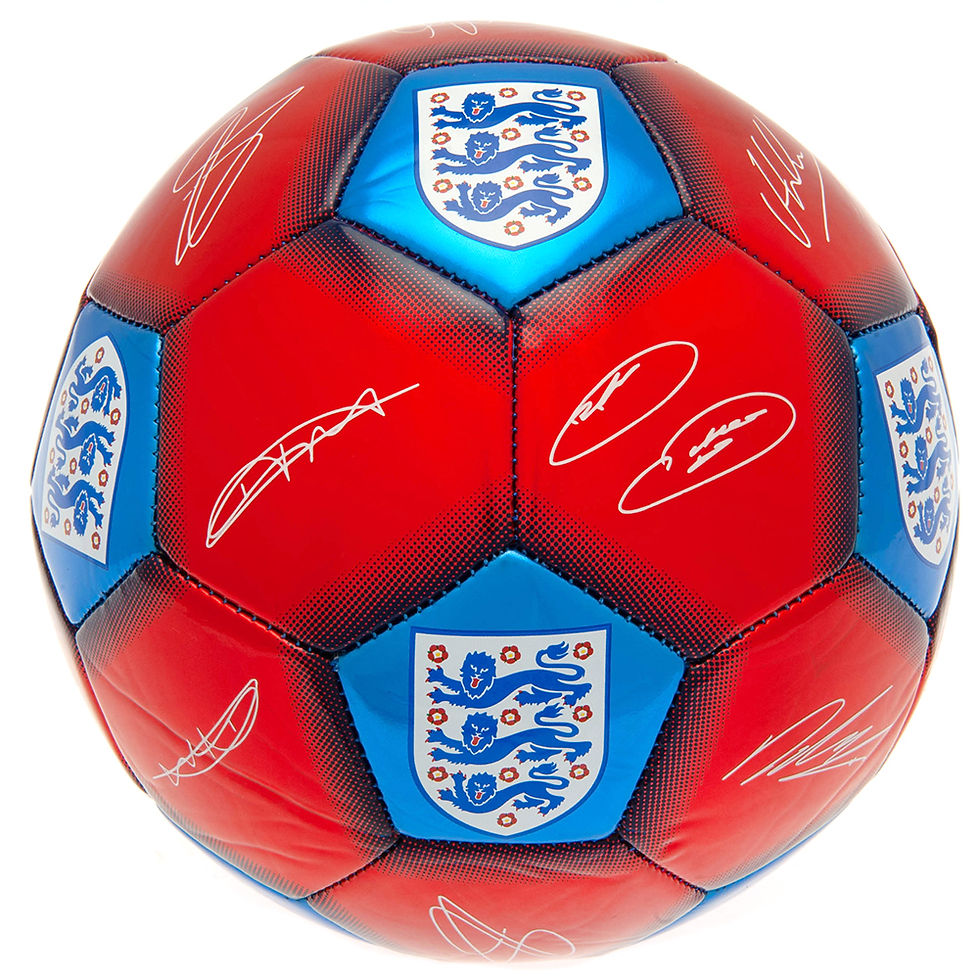 Thumbnail: England FA Red & Blue Signature Football.