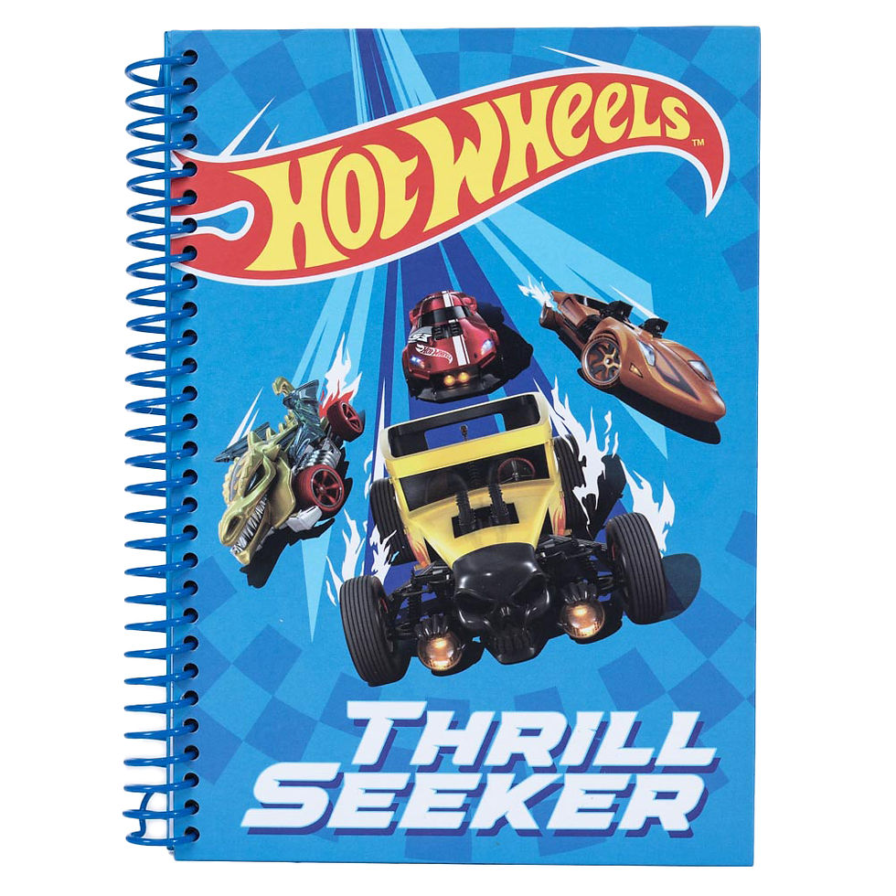 Thumbnail: Hot Wheels Thrill Seeker Notebook.