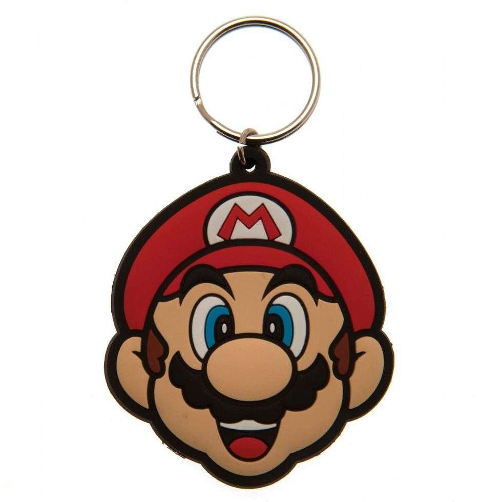 Super Mario Mario PVC Keyring.