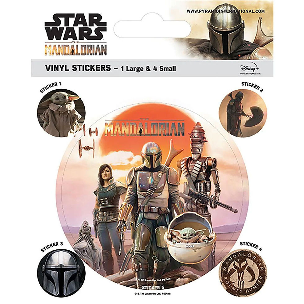 Star Wars: The Mandalorian Legacy Stickers.