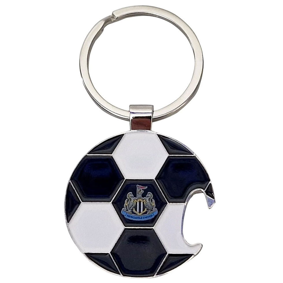 Newcastle United FC Metal Bottle Opener Keyring.
