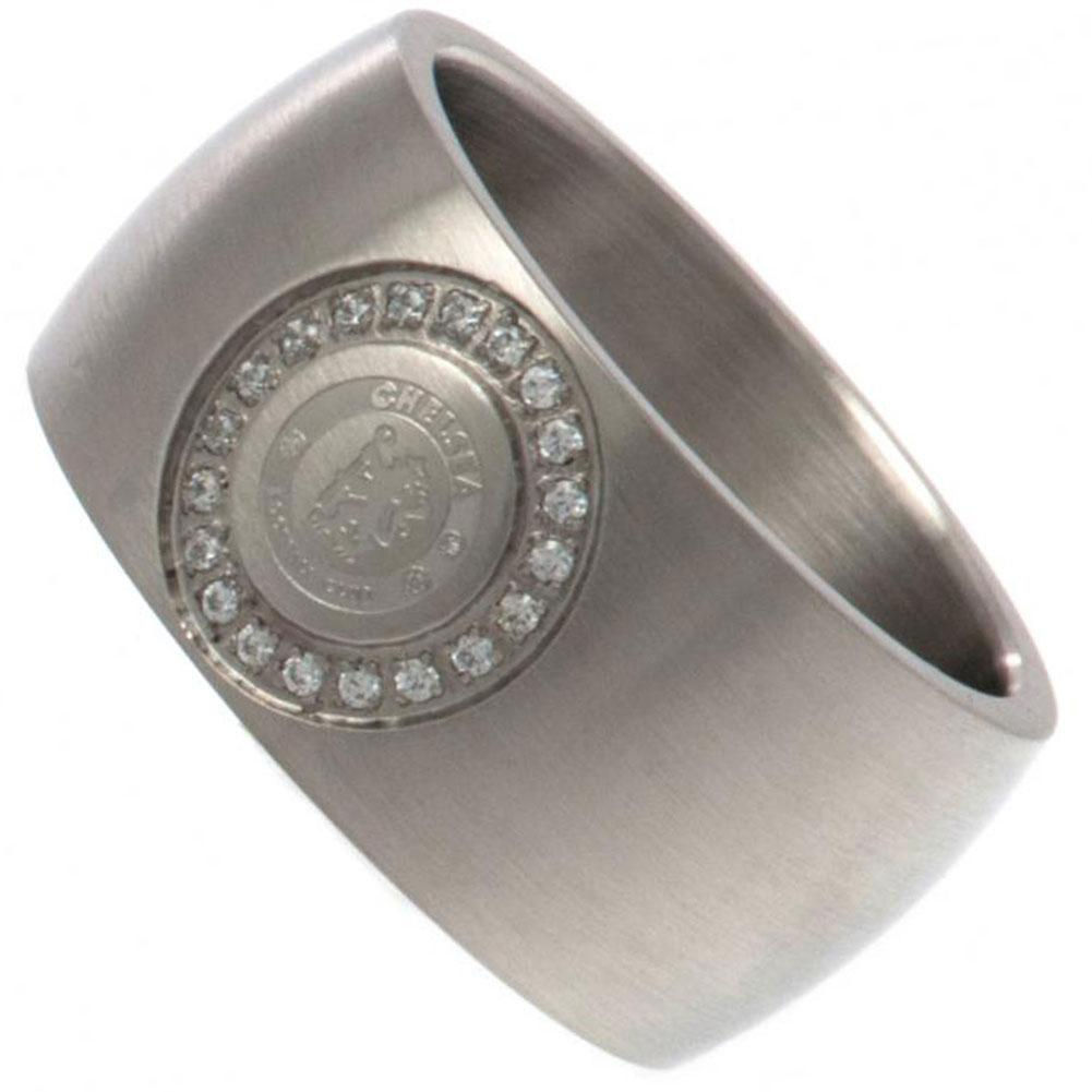 Chelsea FC Stone Set Ring Medium.