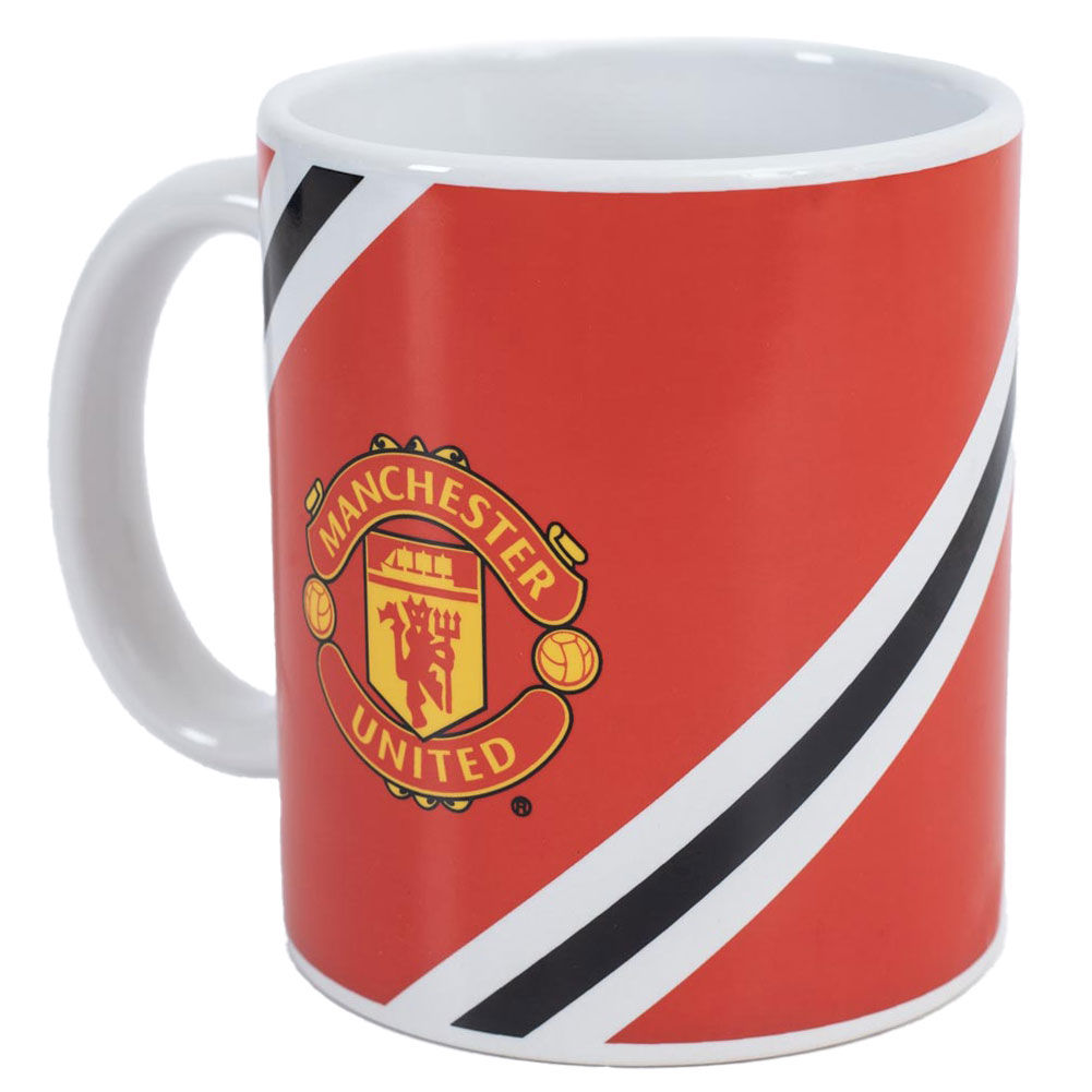 Manchester United FC Core Stripe Mug.