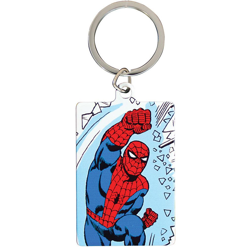 Marvel Comics Metal Keyring Spider-Man.