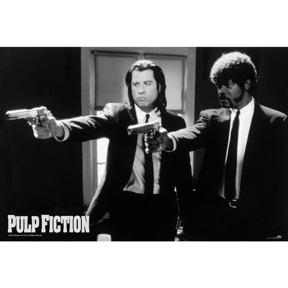 Pulp Fiction Poster Guns 154.