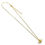 Thumbnail: Harry Potter Gold Plated Cute Golden Snitch Necklace.
