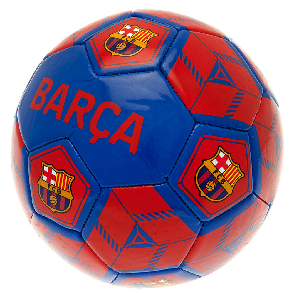 FC Barcelona Hex Size 3 Football.