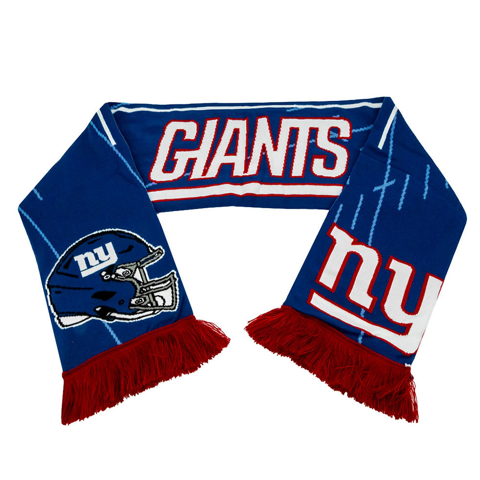 New York Giants HD Jacquard Scarf.