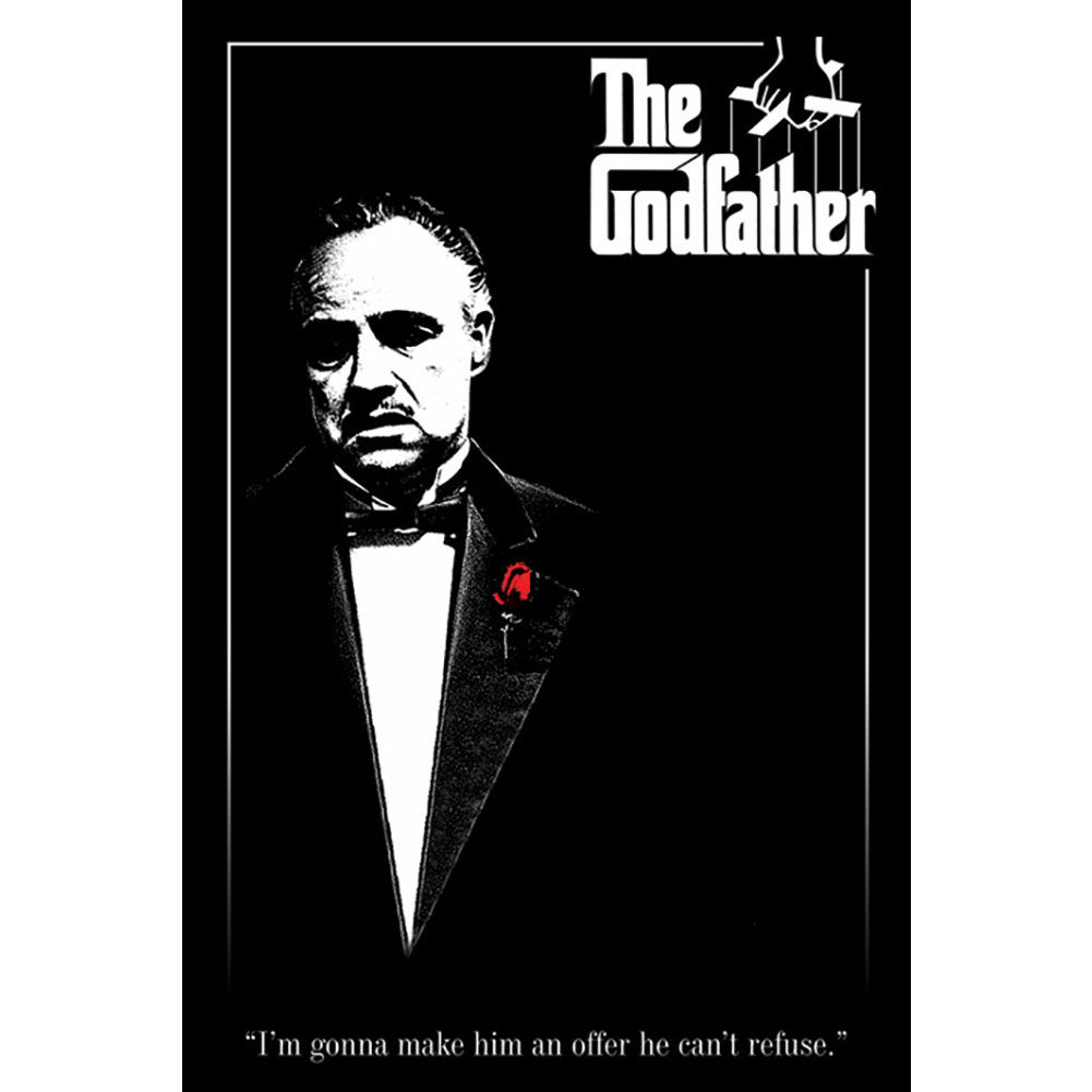 The Godfather Poster Red Rose 211.