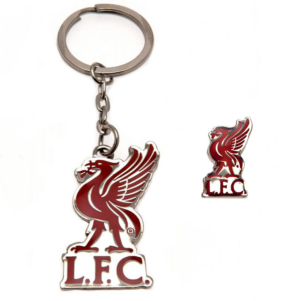 Liverpool FC Keyring & Badge Set.