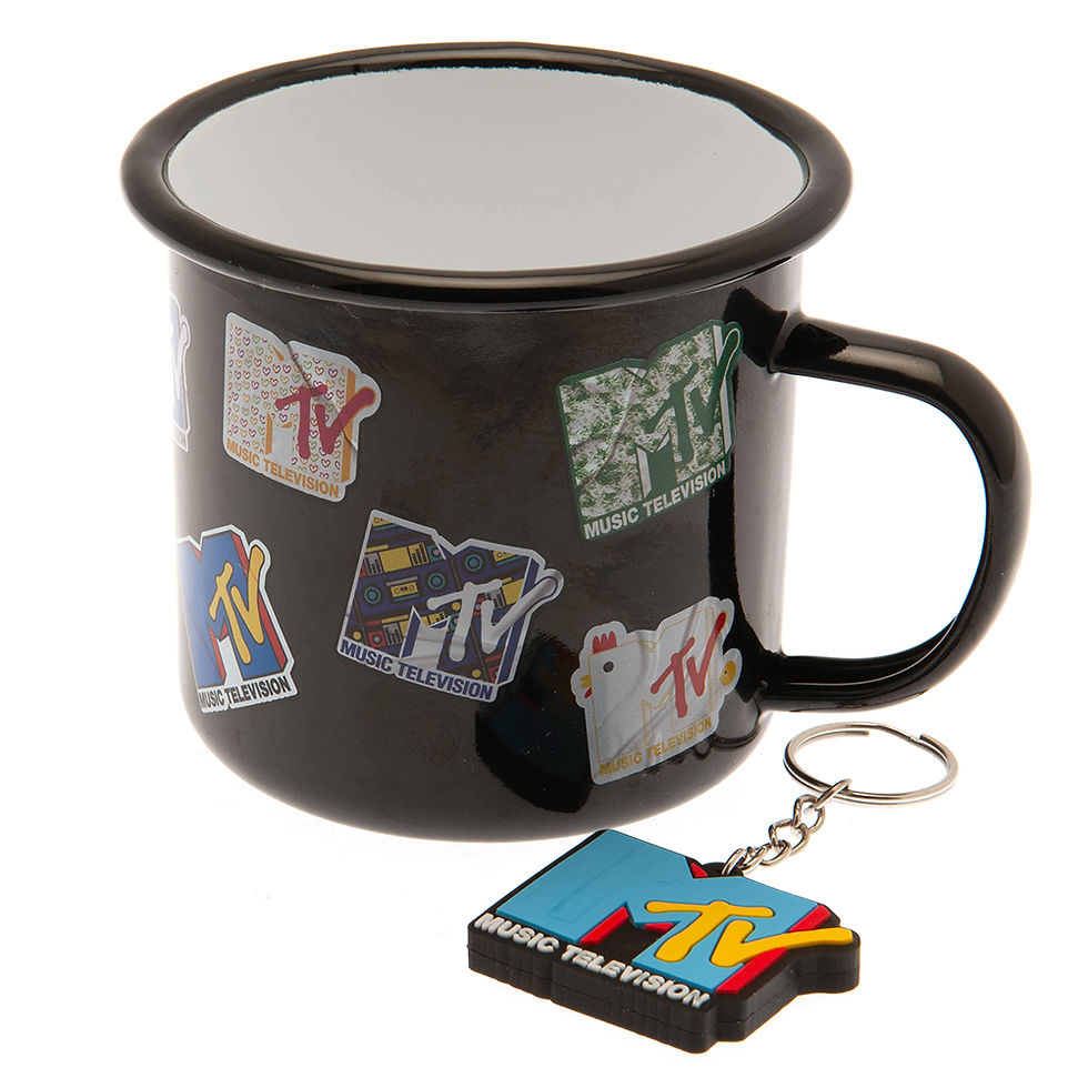MTV Enamel Mug & Keyring Set.