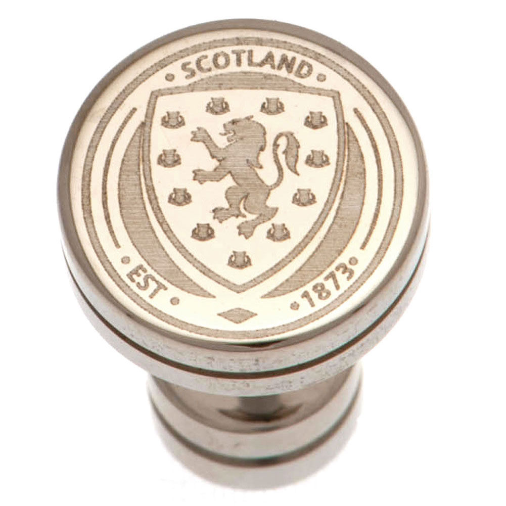 Scottish FA Stainless Steel Stud Earring.